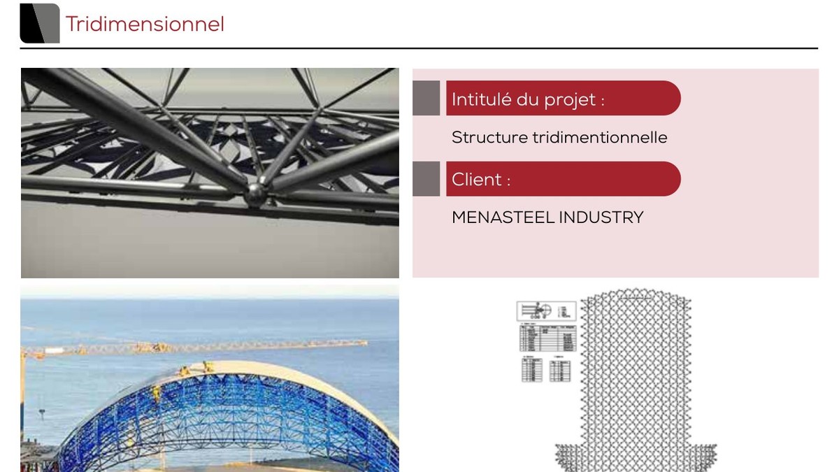 Structure tridimensionnelle